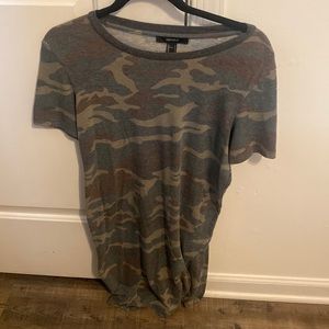 Camo T-shirt dress